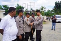 Kapolres Dan Ketua Bhayangkari Cabang Langkat Lakukan Kunker Di Dua Polsek, Ini Kegiatannya