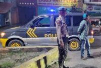Cegah Kejahatan Jalanan Dan Premanisme, Polsek Tanjung Pura Gelar Patroli Malam