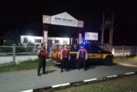 Sat Samapta Polres Langkat Patroli Malam Cegah Kriminalitas.
