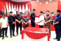 Paripurna DPRD Muratara Penandatanganan Nota Kesepakatan RPJMD Tahun2025-2029