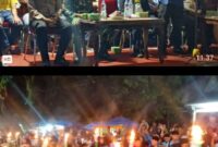 Warga di Langkat Turun ke Jalan Meriahkan Pawai Obor, Polisi Atur Lalin.