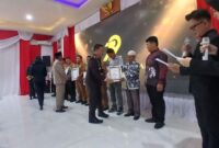 Polres Tanjab Barat Gelar Parade Upacara Khidmat Peringati HUT Bhayangkara ke-79