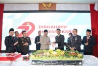 Bupati Anwar Sadat Hadiri Syukuran HUT Bhayangkara ke-79 di Polres Tanjab Barat: Sinergi Dijaga, Kamtibmas Kondusif