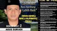 Berbekal Segudang Pengalaman Semasa Menjelajahi Dunia Pers, Agus Suryadi Sosok Calon Pemimpin Yang Dapat Membawa Perubahan Bagi Masyarakat Desa Batu Sumbang