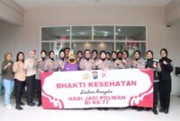 Sambut Hari Jadi Polwan, Polres Sumenep Gelar Donor Darah untuk Kemanusiaan