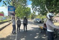 Satlantas Polres Sumenep Mantapkan Titik Rambu KTL, Wujudkan Tertib Lalu Lintas di Kota