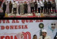 Sukses, Ustadz Solmed Tabligh Akbar Bersama Polres Langkat