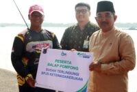 Bupati Tanjab Barat Buka Lomba Balap Pompong, Lestarikan Tradisi Bahari dan Dongkrak Wisata Daerah