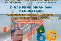 Kadis Pendidikan dan Kebudayaan Tanjab Barat Ucapkan Selamat Hari Jadi ke-60 Kabupaten dan HUT RI ke-80