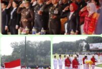 Kapolres Hadiri Upacara HUT RI di Lapangan Alun-alun Tengku Amir Hamzah