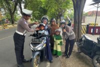 Polisi Sahabat Anak, Satlantas Polres Sumenep Tanamkan Tertib Lalu Lintas Sejak Dini