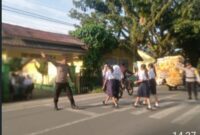 Polres Langkat Tingkatkan Pengaturan Lalu Lintas di Jam Padat Pagi Hari