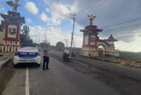 Polres Sumenep Gencarkan Patroli Black Spot di Jalur Rawan Laka Rubaru