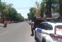 Satlantas Polres Sumenep Gencarkan Patroli dan Himbauan kepada Sopir Truk, Jaga Ketertiban Lalu Lintas Kota