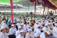 Ketua DPRD Tanjab Barat Hadiri Haul Akbar Syekh Abdul Qadir Al-Jailani di Ponpes Al-Baqiyatush Shalihat Kuala Tungkal
