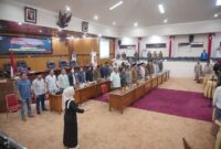 Rapat Dengar Pendapat DPRD Tanjab Barat Bersama Ormas, LSM, dan Organisasi Kepemudaan Berjalan Lancar dan Kondusif