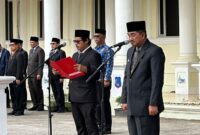 Ketua Komisi II DPRD Tanjab Barat Bacakan Ikrar Hari Kesaktian Pancasila