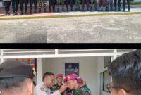 Polres Langkat Berikan Kue Ulang Tahun Secara Serentak kepada TNI dalam Rangka HUT TNI ke-80