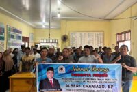 Ketua Komisi III DPRD Tanjab Barat Albert Chaniago, Serap Aspirasi Warga Teluk Kulbi Lewat Reses
