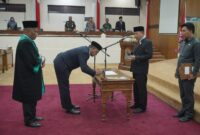DPRD Tanjab Barat Gelar Paripurna Istimewa, H. Subari Resmi Dilantik Gantikan Ansari Sisa Masa Jabatan 2024–2029