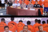Polres Langkat Ungkap 8 Kasus Curanmor dan Penadahan Selama Operasi “Kancil Toba 2025