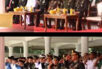 Kapolres Langkat Hadiri Upacara Peringatan Hari Sumpah Pemuda ke 79, di lapangan Alun-Alun Langkat.