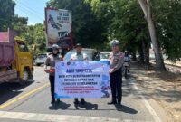 Satlantas Polres Sumenep dan Jasa Raharja Gelar Dikmas Lantas, Ajak Masyarakat Tertib Berlalu Lintas