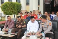 Bupati Anwar Sadat Hadiri Apel Kesiapan Tanggap Darurat Bencana Hidrometeorologi Tahun 2025
