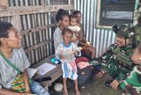 Kunjungan Kasih Satgas Yonif 521/DY Pos Eliliem Laksanakan Anjangsana di Panti Asuhan Distrik Elelim