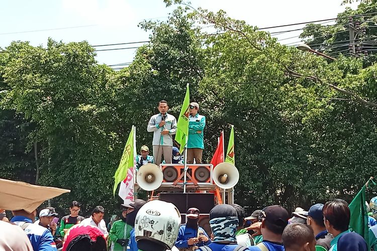 Serikat Pekerja Gelar Aksi di PT Sentra Pangan Utama, Tuntut Pengembalian Hak dan Pembatalan Pemecatan Suyudi