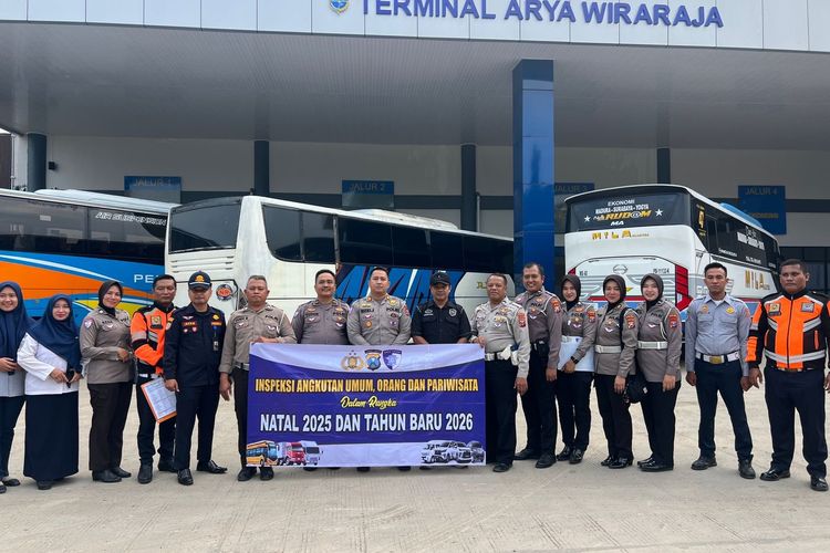 Satlantas Polres Sumenep Gelar Inspeksi Angkutan Umum, Orang, dan Pariwisata Jelang Nataru