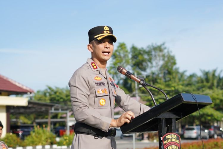 Kapolres Tulang Bawang Pimpin Apel Jam Pimpinan: Tekankan Disiplin Dan Soliditas Jelang Tugas Kamtibmas