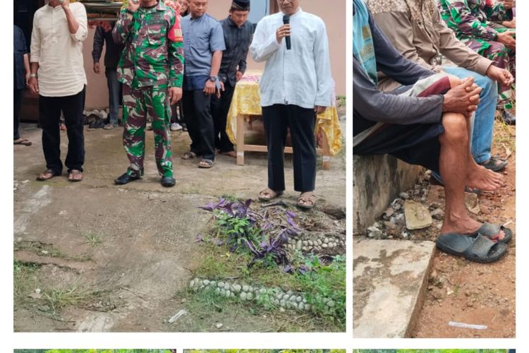 TURUT BERBELA SUNGKAWA, BABINSA BERTAKZIAH KE RUMAH DUKA.