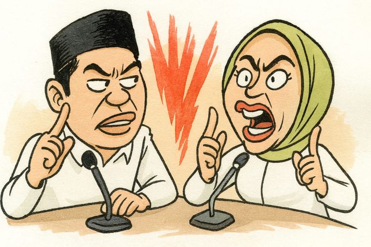 BUPATI DAN WAKIL BUPATI SIDOARJO “ADU MEKANIK”, PENDOPO DIKIRA RING TINJU, WARGA HANYA BISA PASANG TARUHAN DOA