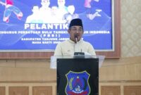 Bupati Anwar Sadat Hadiri Pelantikan Pengurus PBSI Tanjab Barat Masa Bakti 2025–2029