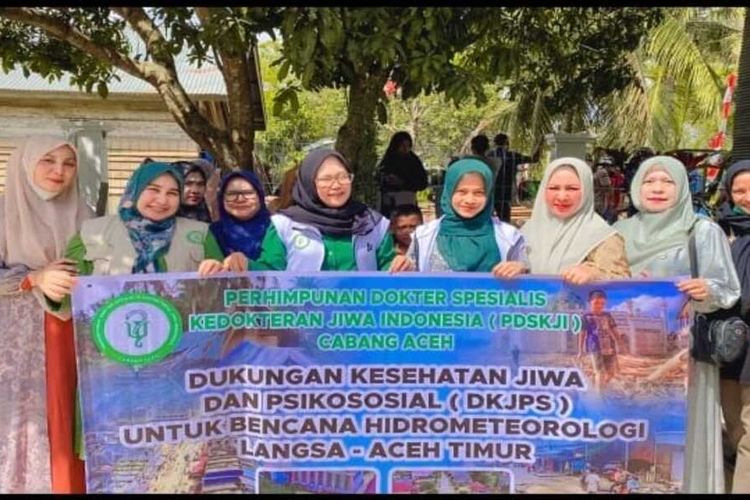 PDSKJI Aceh Turun Langsung Beri Bantuan dan Layanan Kesehatan Jiwa bagi Korban Banjir Aceh Timur–Langsa