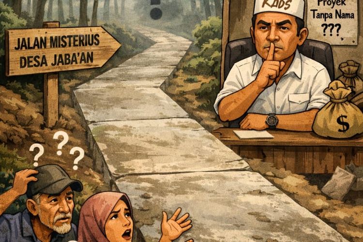 Pokir Lintas Dapil dan Proyek Tanpa Papan Nama, Jalan Jaba’an Dinilai Proyek Misterius Sarat Pelanggaran