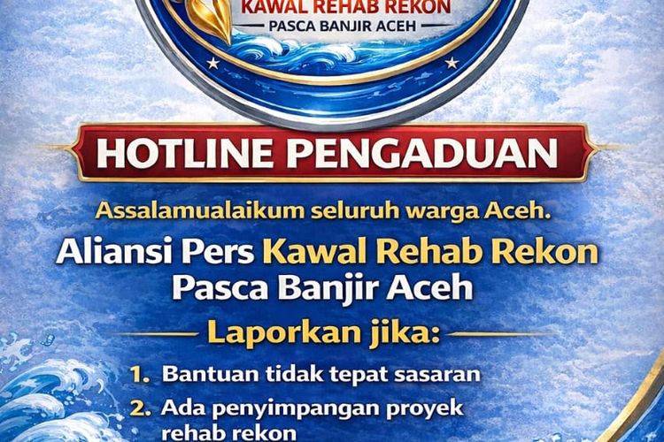 Aliansi Pers Kawal Ketat Rehab Rekon Banjir Aceh, Buka Donasi hingga Hotline Pengaduan Publik