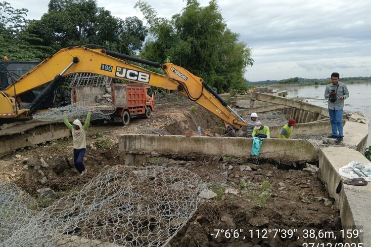 Menghadapi Dinamika Alam Bengawan Solo, PU SDA dan Kontraktor Susun Perbaikan Lanjutan