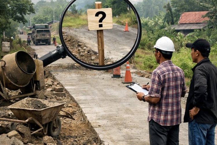 Pokir Lintas Dapil, Proyek Tanpa Papan Nama: Jalan Jaba’an Disorot PKDI, Sarat Pelanggaran dan Minim Transparansi