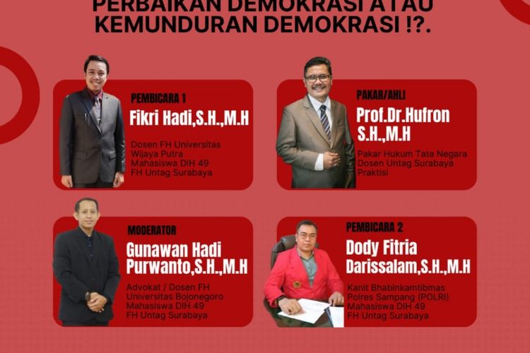 Kerap Dipercaya Jadi Pembicara, Dody Fitria Darissalam Ajak Publik Ikuti Seminar Nasional Pilkada oleh DPRD