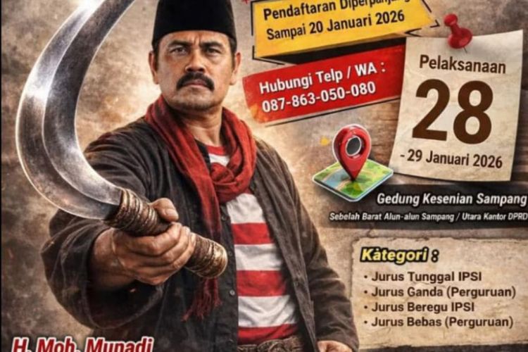 Festival Seni Pencak Silat IPSI Sampang 2026 Dibuka Gratis, Ajang Pelestarian Budaya dan Adu Prestasi Pesilat Madura