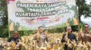 Ikuti Panen Raya Jagung Serentak, Kabupaten Bogor Dukung Penguatan Ketahanan Pangan Nasional