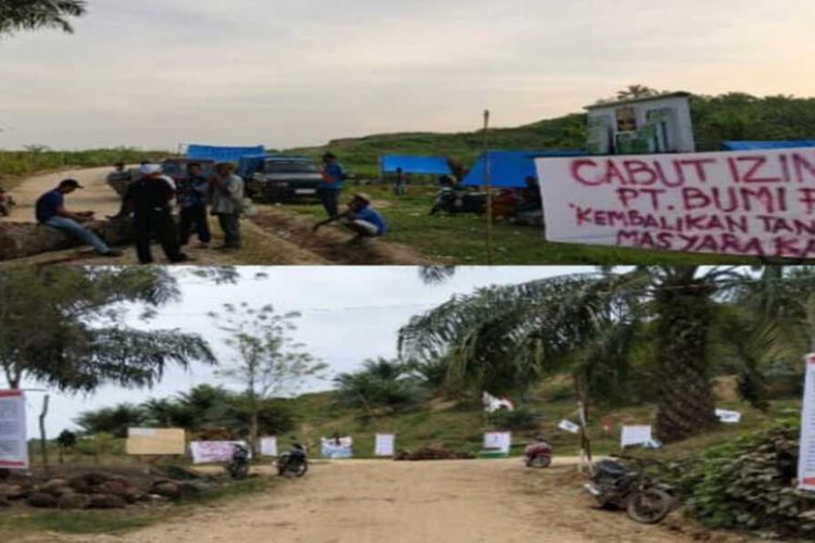Petani Kepung Perkebunan Sawit Bumi Flora, Tuntut Cabut HGU yang Dinilai Rampas Tanah Adat Aceh Timur