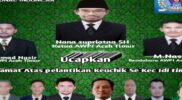 Lima Geuchik Idi Timur Resmi Dilantik, AWPI Harap Kepemimpinan Amanah dan Visioner