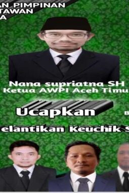 Lima Geuchik Idi Timur Resmi Dilantik, AWPI Harap Kepemimpinan Amanah dan Visioner