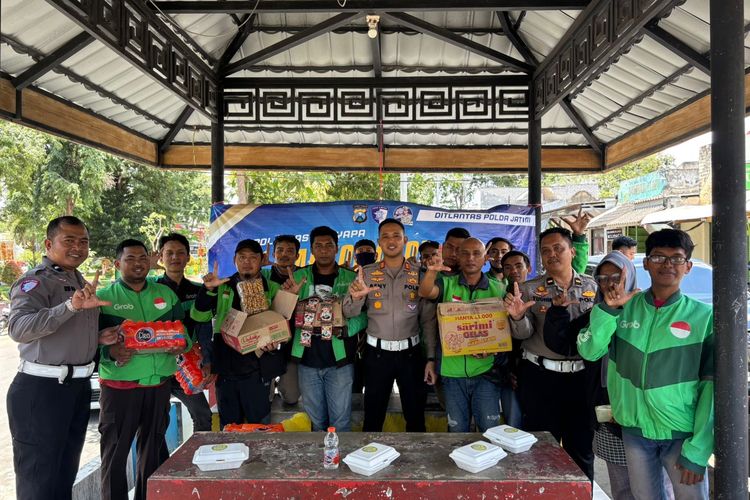 Satlantas Polres Sumenep Gelar “Warkop Ojol Kamtibmas”, AKP Beny Kuncoro Ajak Ojol Tertib dan Humanis