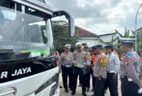 Satlantas Polres Sumenep Pastikan Angkutan Umum Layak Jalan Jelang Lebaran