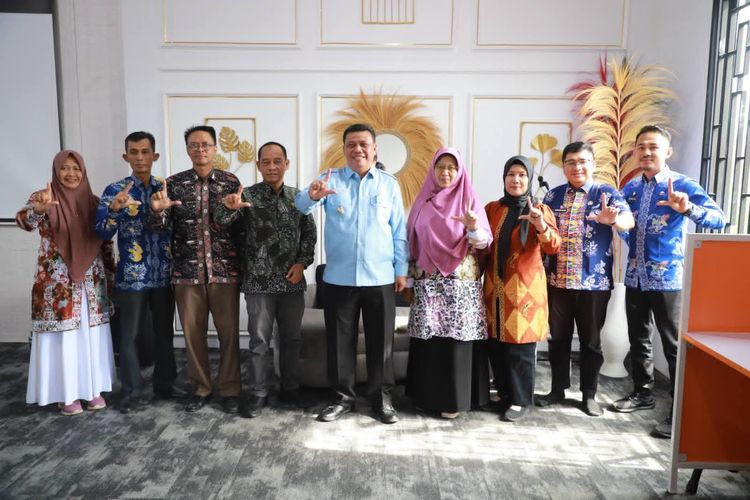 Wabup Katamso Pimpin Rapat Pembahasan IPLM, Pemkab Tanjab Barat Siapkan Strategi Penguatan Literasi