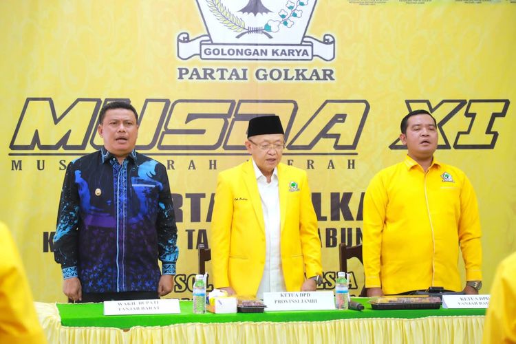 Wabup Katamso Hadiri Musda ke-XI DPD Partai Golkar Kabupaten Tanjung Jabung Barat Tahun 2026